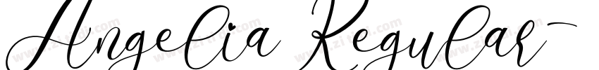 Angelia Regular字体转换